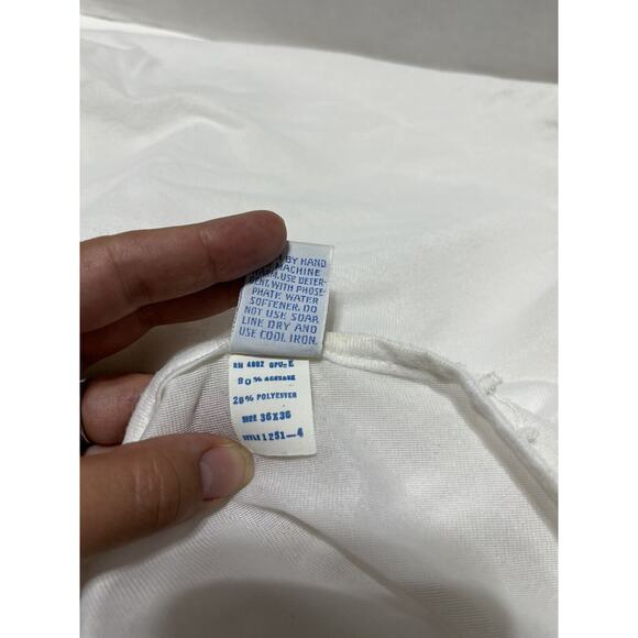 Styled By The Shepherd Vintage Baptism Christening White Baby Blanket Flowers - Picture 2 of 5